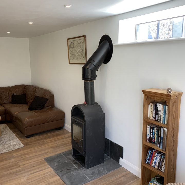 Woodburner installed in Charmouth